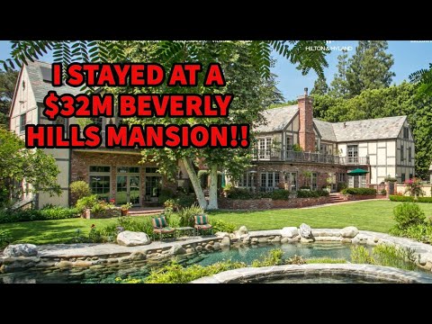 I stayed at a $32M Beverly Hills Mansion!!