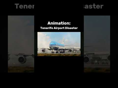 (4.0k special video) | Tenerife Airport Disaster...😰 | Animation/Real footage | #B747 #aviationcrash
