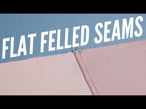 How to Sew Flat Felled Seams | Paige Handmade