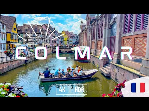 【4K ✧ Colmar】  🇫🇷 Old Town walk • ⌜Fairytale village⌟ with little Venice canals•