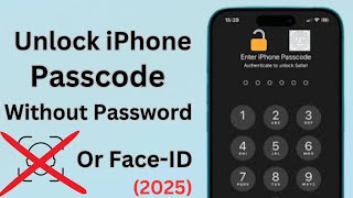 How to unlock iPhone without password or Face iD (2025) | How to unlock iphone without Face iD 2025