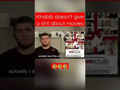Khabib Nurmagomedov about movies 😂🤣 #ufc #mma #funny #youtubeshorts