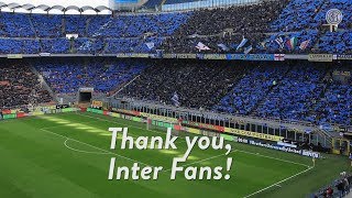 THANK YOU, INTER FANS! 🙌🏻⚫🔵🏟