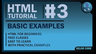 Lecture 3 - HTML Class for Beginners | Basic HTML Examples | Web Design & Development
