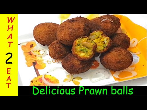 Prawn Kofta Balls Fry  in English  I South Indian Recipes and Super Dishes Cooking TamilNadu Samayal