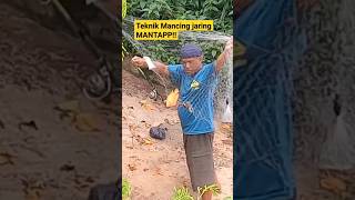 Tehnik mancing jaring #netfishing #netfishingvideos #shortsvideo