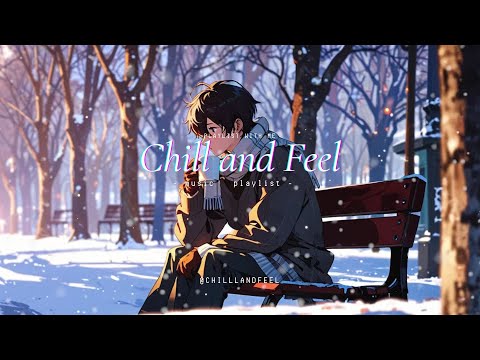 Daily Lofi #16 – Peaceful Winter Moment – Snow Falling & Hot Drink Vibes  | Chill and Feel