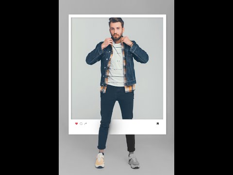 Instagram 3D Pop Out Effect In Photoshop | #Shorts