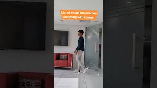 Best Indian Universities Accepting SAT Scores ✅ | 12th Class Students | College Admissions 👇
