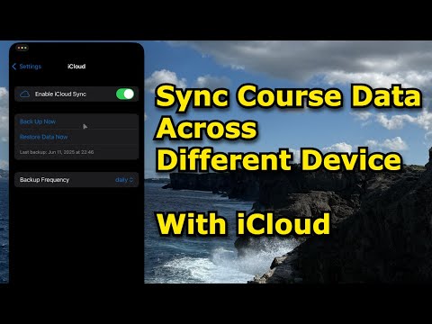 🎓 UniTable iOS Tutorial: Sync Your Data with iCloud