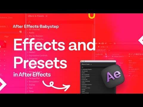 18 Learn Adobe After Effects 2025 - Effects and Presets