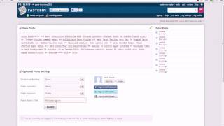 Pastebin tutorial