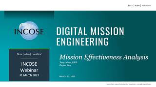 Digital Mission Engineering