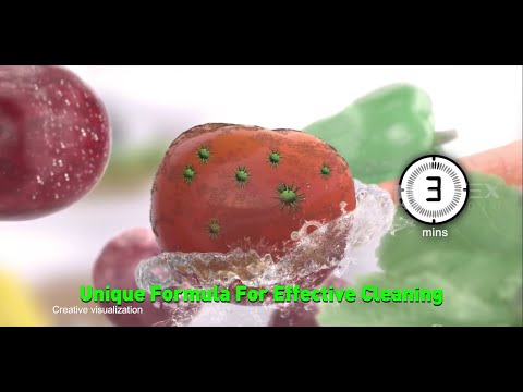 3D Animation Ad film for Fruit and vegetable cleaning liquid | 3D Product animation| EFFEX Studio