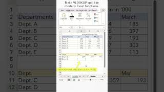 Make VLOOKUP Function Spill Like Modern Excel Functions