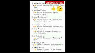 # CPC  CODING MASTER important MEDICAL termes #shorts #aapc PART -1