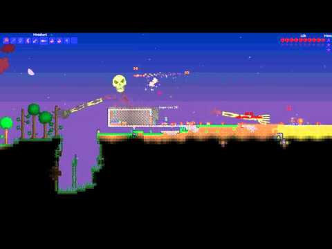 Kubed_zero & Greg Froham - killing Skeletron in Terraria