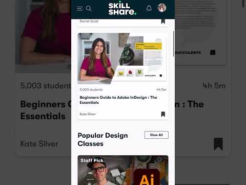 My Revamped Adobe InDesign  Class is Live: over 5000 students & Featured on Skillshare! #indesign