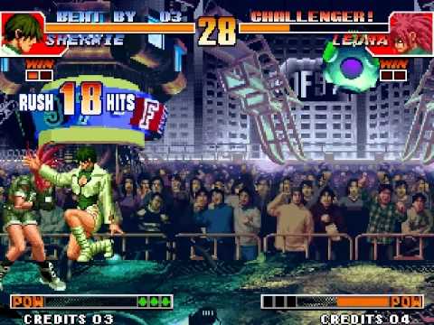 kof 97 shermie floating bug