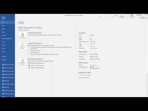 How to add a title to a Word document