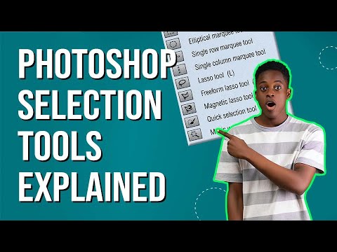 Photoshop selection tools explained | Under 5 minutes | Beginners tutorial