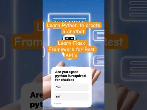 Python is required to generate a ChatBot  🧠 Python Chatbot in 2025 — Next-Level AI!