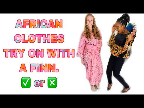 AFRICAN CLOTHES TRY ON HAUL WITH A FINN FT BLACKINWHITE  CLOTHING HAUL 2020