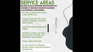 2025 Black Eagle Secure Solutions. 24/7 Security for Your Celebrations. Serving CA #SecurityGuards