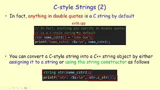 C Strings