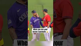 Matt Olson & Orlando Arcia say hello 😂