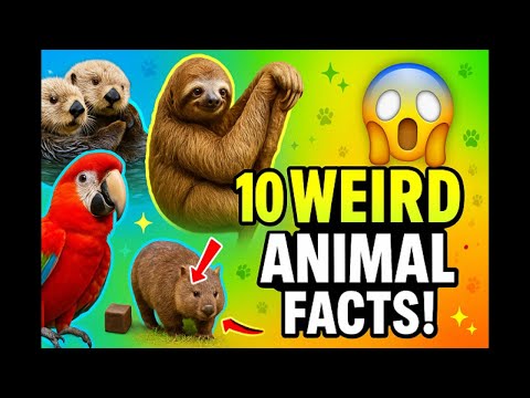 10 Weird Animal Facts You Won’t Believe 🐙🦩| Mind Magnet Tips🧲