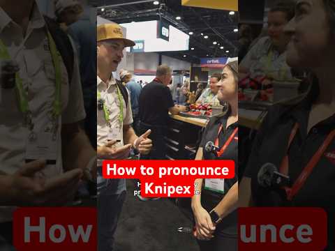 How to pronounce Knipex? We got set straight at the 2025 NECA trade show! #knipex #knipextools