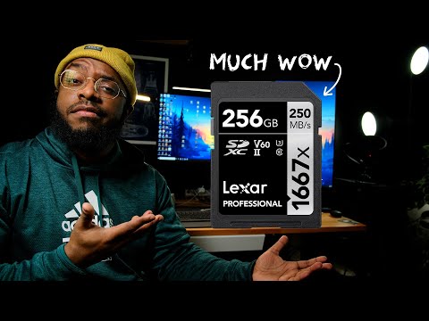 Fujifilm X-S10 Memory Card | Lexar 256 GB 1667x SD Card