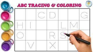 ABC Tracing & Coloring A to Z | Learn Alphabet Writing for Kids | Preschool & Toddler Learning