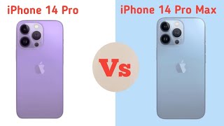 iPhone 14 Pro Max vs iPhone 14 Pro Comparison (Leak) | iPhone 14 Series comparison