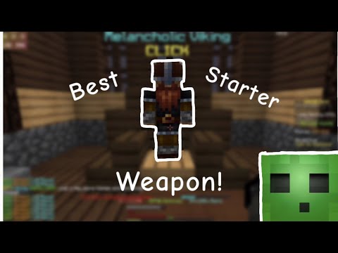 Best early-game weapon! Hypixel Skyblock Solo #2 | TheEpicSlimeMan
