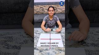 Can You Make A Square? 🤔😱 #shorts #braingame #brainchallenge #brainpuzzle #challenge #canyousolve