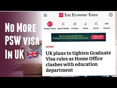 No more PSW Visa in UK? 🇬🇧 UK international student vlog