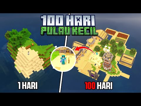 100 Hari Di Pulau Terpencil Di Minecraft