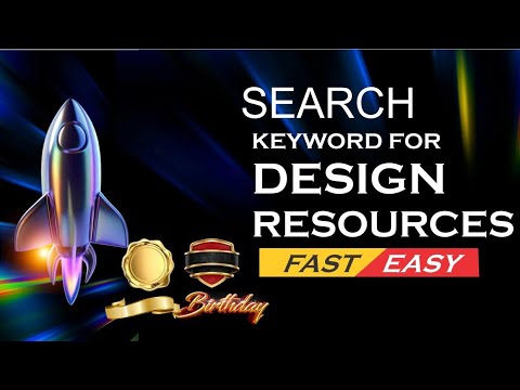 How to get design resources/ elements (search keywords)