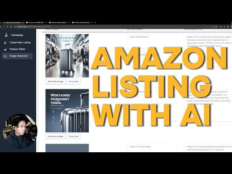 I created an Amazon Listing with AI