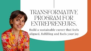 Build your dream business, A Masterclass for Spiritual Entrepreneurs