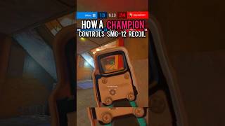 How to have NO RECOIL on the SMG-12... #Shorts #rainbowsixsiege #r6siege #bestcontrollersettings