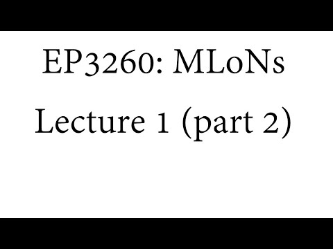Lecture 1 part 2: Introduction