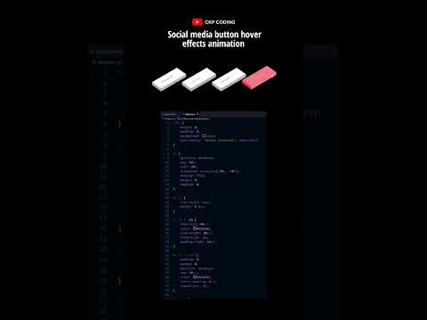 social media button  Animation in css #short #viral