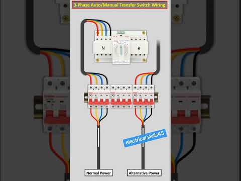 Three phase auto manual transfer switch / three phase auto manual transfer switch
