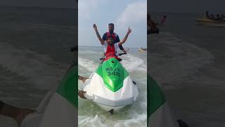 Water Sports Goa || Jet ski Ride Goa || #beach  #shorts #devvlog #watersports #goa #jetski #rider #