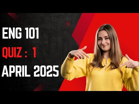 Eng 101 Quiz 1 Solution | English Comprehension Quiz | 100% Correct Answers ✅ #eng101 #quiz #shorts
