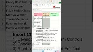 Date stamp every checkbox in Excel - PART 1 - Excel Tips and Tricks