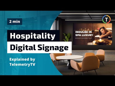 Hotel Digital Signage Explained in 2 Minutes